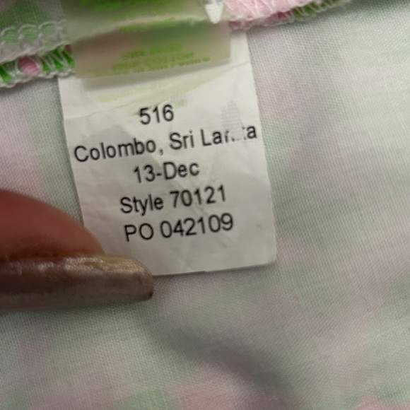 Lilly Pulitzer The Chipper Shorts Sunnyside Lion Print Green Pink Size 10 - Picture 12 of 13